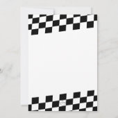 Opgroeien TWEE SNELLE verjaardagsuitnodiging Kaart (Achterkant)