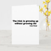 Opgroeien zonder oud citaat kaart (Gele Bloem)