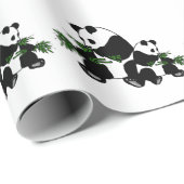 Opgroeiende Panda Cadeaupapier (Rol Hoek)