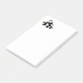 Opgroeiende panda post-it® notes (Schuin)