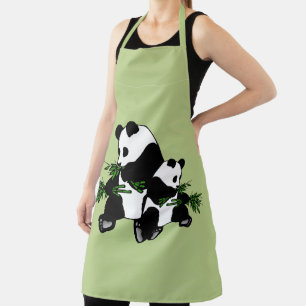 Opgroeiende panda schort