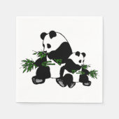 Opgroeiende panda servet (Voorkant)