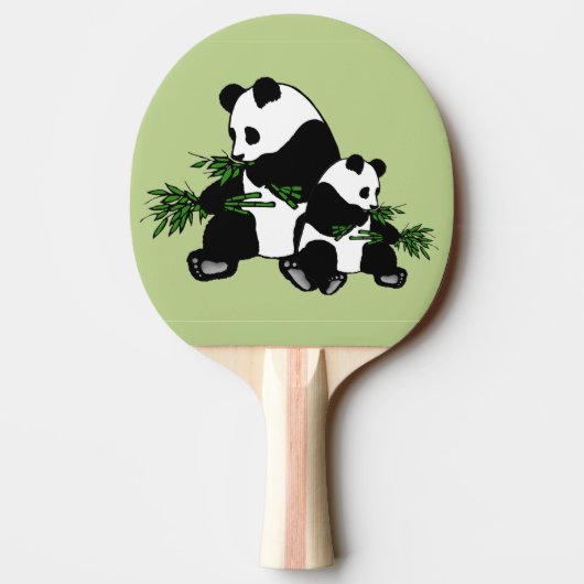 Opgroeiende Panda Tafeltennisbatje (Achterkant)