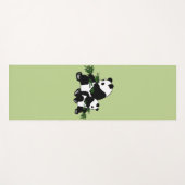 Opgroeiende Panda Yogamat (Voorkant (horizontaal))