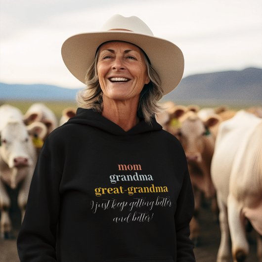 Opgroepe oma | Schattig Beter & Beter Hoodie