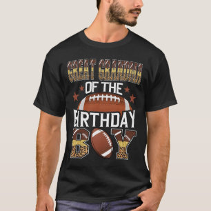 Opgrootmoeder van de jarige voetballer t-shirt