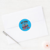 Opgrootmoeder van de snelste auto racing 1e ronde sticker (Envelop)