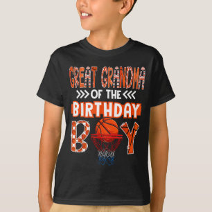 Opgrootmoeder van de verjaardagsjongen Basketbalfa T-shirt