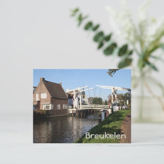 ophaalbrug briefkaart (Staand voorkant)