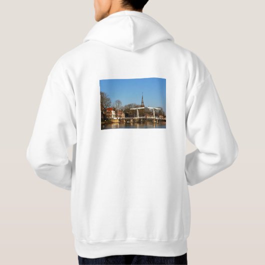 Ophaalbrug in Nederland. Hoodie (Achterkant)