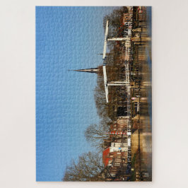 Ophaalbrug in Nederland. Legpuzzel