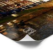 Ophaalbrug in Nederland. Perfect Poster (Hoek)