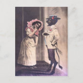 Ophaaldatum Krampus Briefkaart (Voorkant)