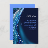 Ophaalkaart voor Dove Bat Bar Mitzvah Kaart (Voorkant / Achterkant)