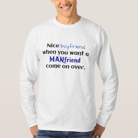 Ophaalregel: MANvriend Boyvriend shirt FUNNY (Voorkant)
