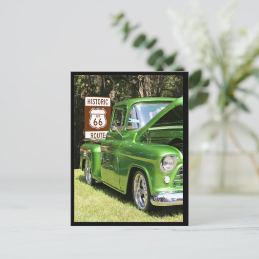 Ophaalroute 66 cadeaus briefkaart (Staand voorkant)