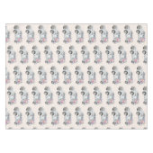 ophaaltruckpatroon voor roestrijke Waterverf Tafelkleed (Voorkant (Horizontaal))