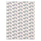 ophaaltruckpatroon voor roestrijke Waterverf Tafelkleed (Voorkant)