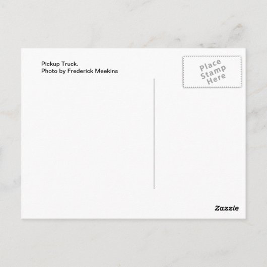 Ophaalwagen Briefkaart (Achterkant)