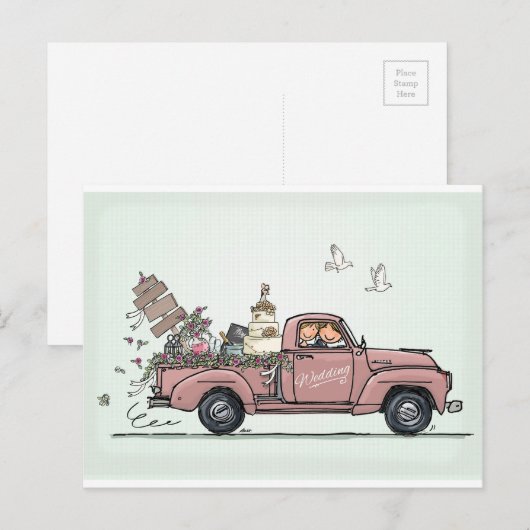  ophaalwagen briefkaart (Voorkant / Achterkant)