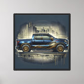 Ophaalwagen Canvas Afdruk (Voorkant)
