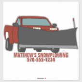 Ophaalwagen met ploegenstroom sticker (Vel)