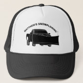 Ophaalwagen met ploegenstroom trucker pet (Voorkant)