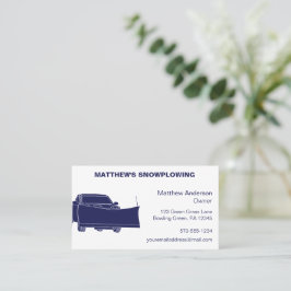 Ophaalwagen met ploegenstroom visitekaartje