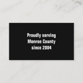 Ophaalwagen met ploegenstroom visitekaartje (Achterkant)