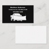 Ophaalwagen met ploegenstroom visitekaartje (Voorkant / Achterkant)