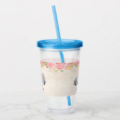  ophaalwagen Rustige Waterverf Acryl Drinkbeker (Links)