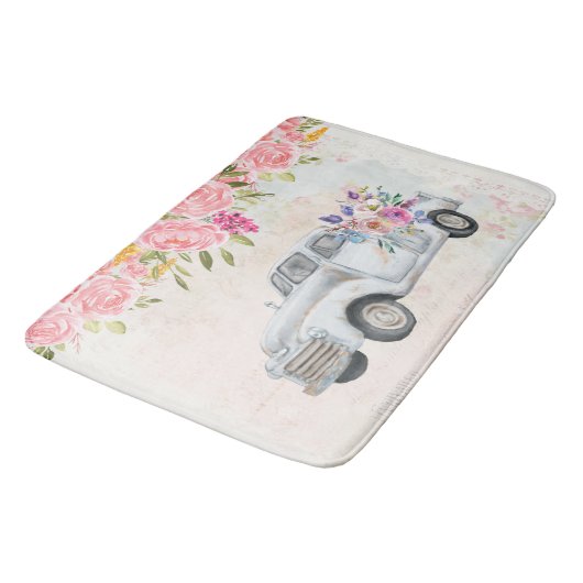  ophaalwagen Rustige Waterverf Badmat (Gekanteld)