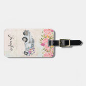 ophaalwagen Rustige Waterverf Bagagelabel (Voorkant horizontaal)