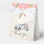 ophaalwagen Rustige Waterverf Bedankdoosjes (Voorkant Zijde)