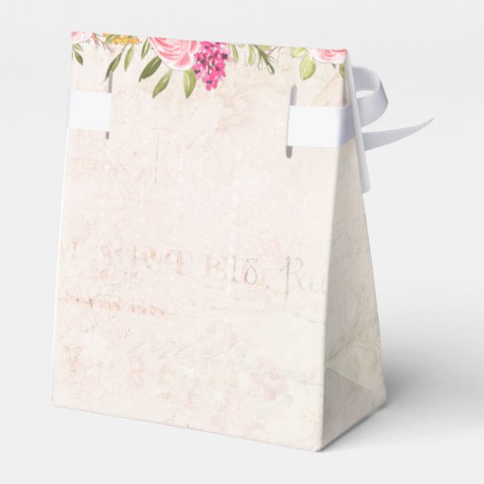 ophaalwagen Rustige Waterverf Bedankdoosjes (Achterkant)