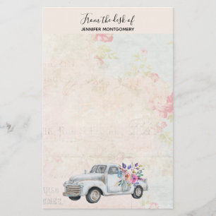  ophaalwagen Rustige Waterverf Briefpapier