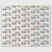 ophaalwagen Rustige Waterverf Cadeaupapier (Vlak)