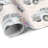 ophaalwagen Rustige Waterverf Cadeaupapier (Rol Hoek)