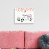 ophaalwagen Rustige Waterverf Canvas Afdruk (Insitu (Woonkamer))