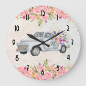 ophaalwagen Rustige Waterverf Grote Klok (Voorkant)