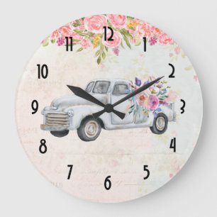  ophaalwagen Rustige Waterverf Grote Klok