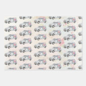 ophaalwagen Rustige Waterverf Inpakpapier Vel (Voorkant 3)