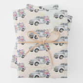  ophaalwagen Rustige Waterverf Inpakpapier Vel (In situ)