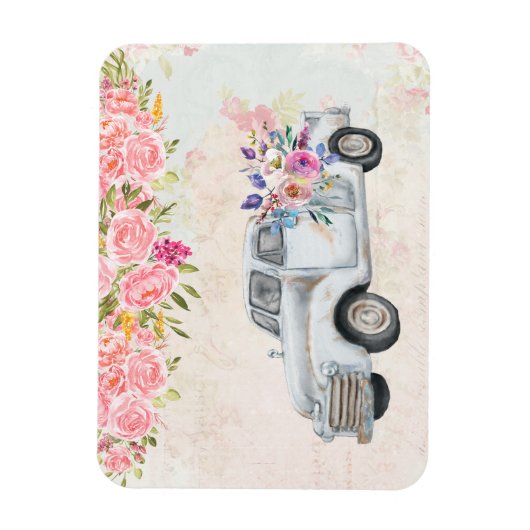  ophaalwagen Rustige Waterverf Magneet (Verticaal)