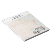 ophaalwagen Rustige Waterverf Notitieblok (Schuin)