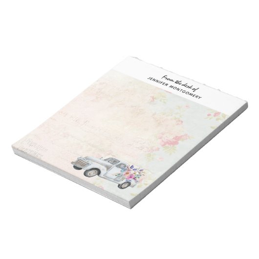 ophaalwagen Rustige Waterverf Notitieblok (Linkerzijde)