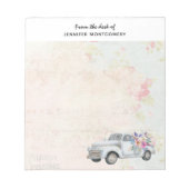 ophaalwagen Rustige Waterverf Notitieblok (Voorkant)