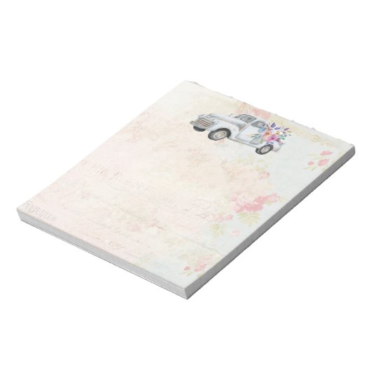 ophaalwagen Rustige Waterverf Notitieblok (Linkerzijde)