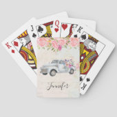  ophaalwagen Rustige Waterverf Pokerkaarten (Achterkant)