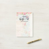  ophaalwagen Rustige Waterverf Post-it® Notes (Op bureau)